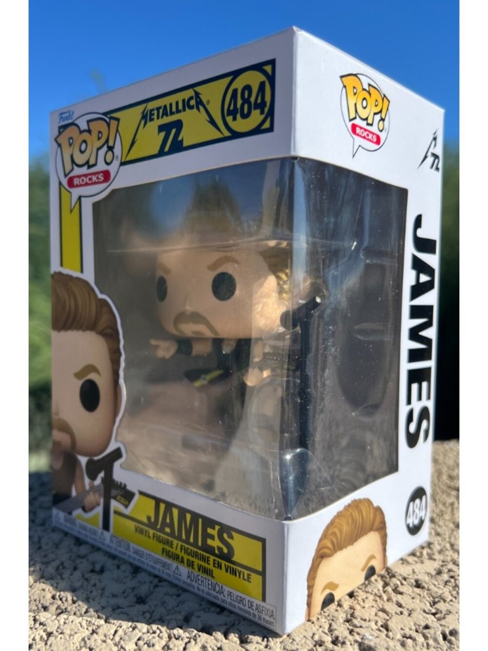 Funko Pop Rocks: Metalica 72 - James (#484, NEW)